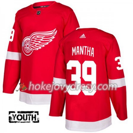 Dětské Hokejový Dres Detroit Red Wings Anthony Mantha 39 Červená 2017-2018 Adidas Authentic
